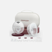 Momcozy M5 Hands-Free Electric Double Breast Pump – 3 Modes, 9 Levels, Quill Gray