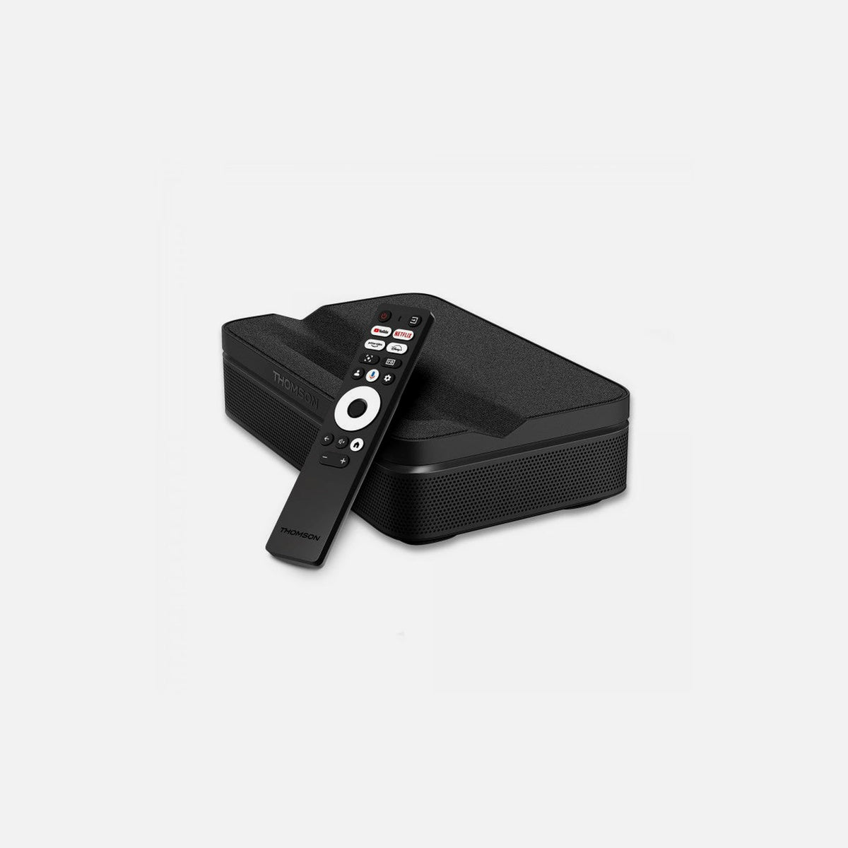 Thomson Sirius Google TV Ultra-Short Throw Projector 1080p – 600 ANSI Lumens, Dolby Audio, Built-in Battery