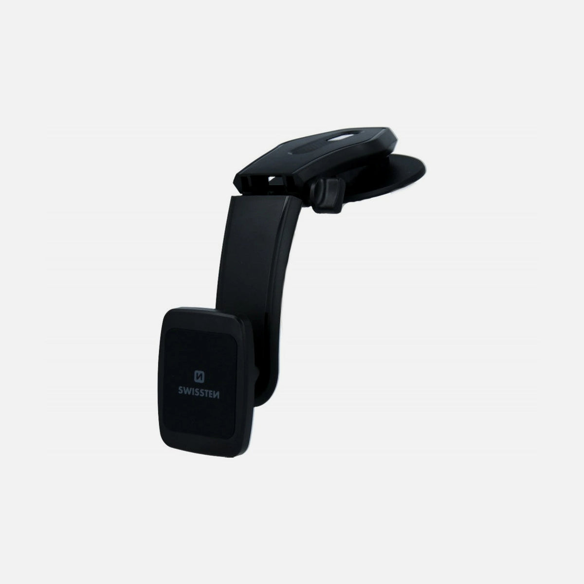 Swissten S-GRIP M5-R1 Magnetic Car Holder – 6 Magnets, Suction Cup, Tablet & Phone, Black