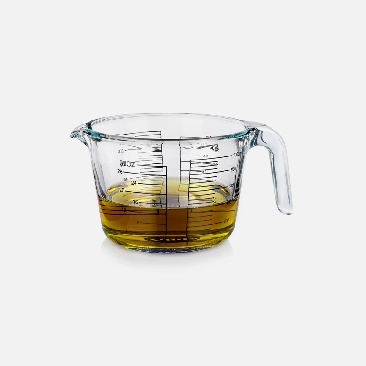 Vilde Glass Measuring Jug 1000ml – Borosilicate, Oven & Microwave Safe