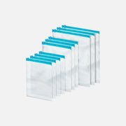 Vilde Vacuum Storage Bags Set of 10 – 3 Sizes for Clothes & Bedding, Transparent