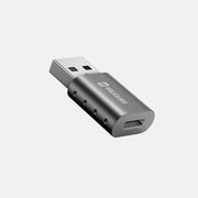 Swissten USB-C Female to USB-A 3.0 Male Adapter – Silver
