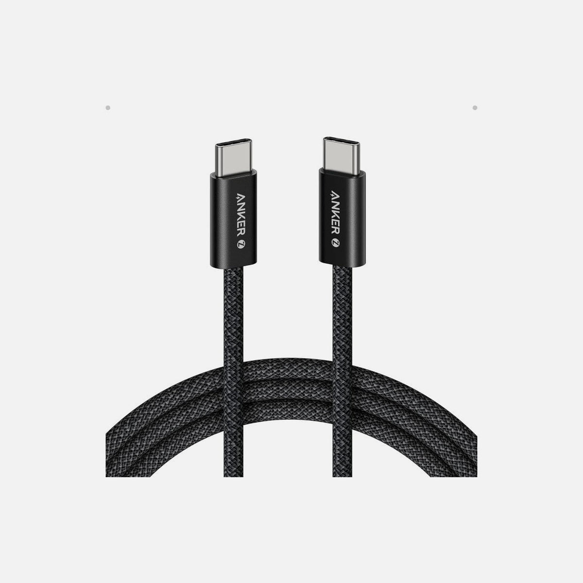 Anker Zolo USB-C to USB-C Cable 1.8m – 240W USB-IF Certified, Nylon Braided, Black
