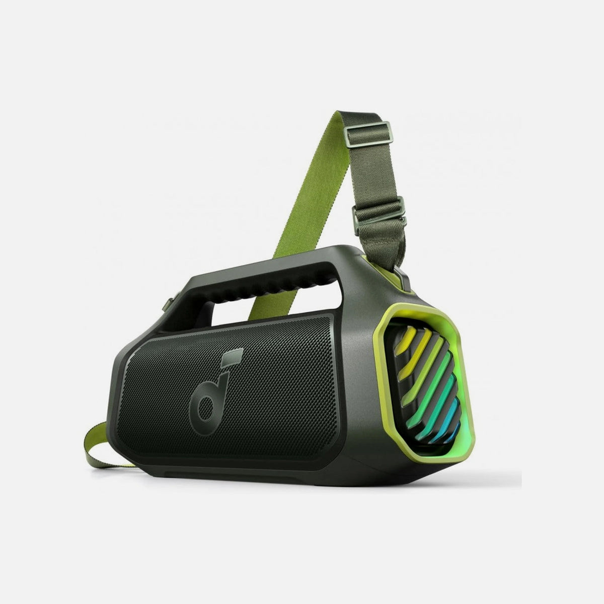 Anker Soundcore Boom 2 Plus Bluetooth Speaker 140W – IPX7, BassUp 2.0, RGB, 20h, Adventure Green