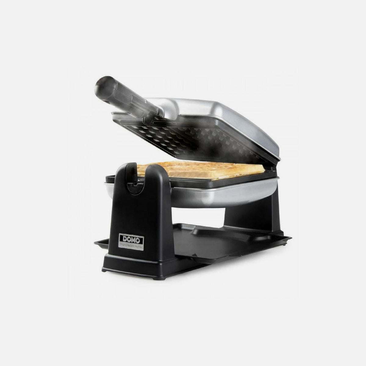 DOMO DO9272W Rotating Waffle Maker 1400W – 2 Belgian Waffles, Non-Stick, Cool Touch Handles