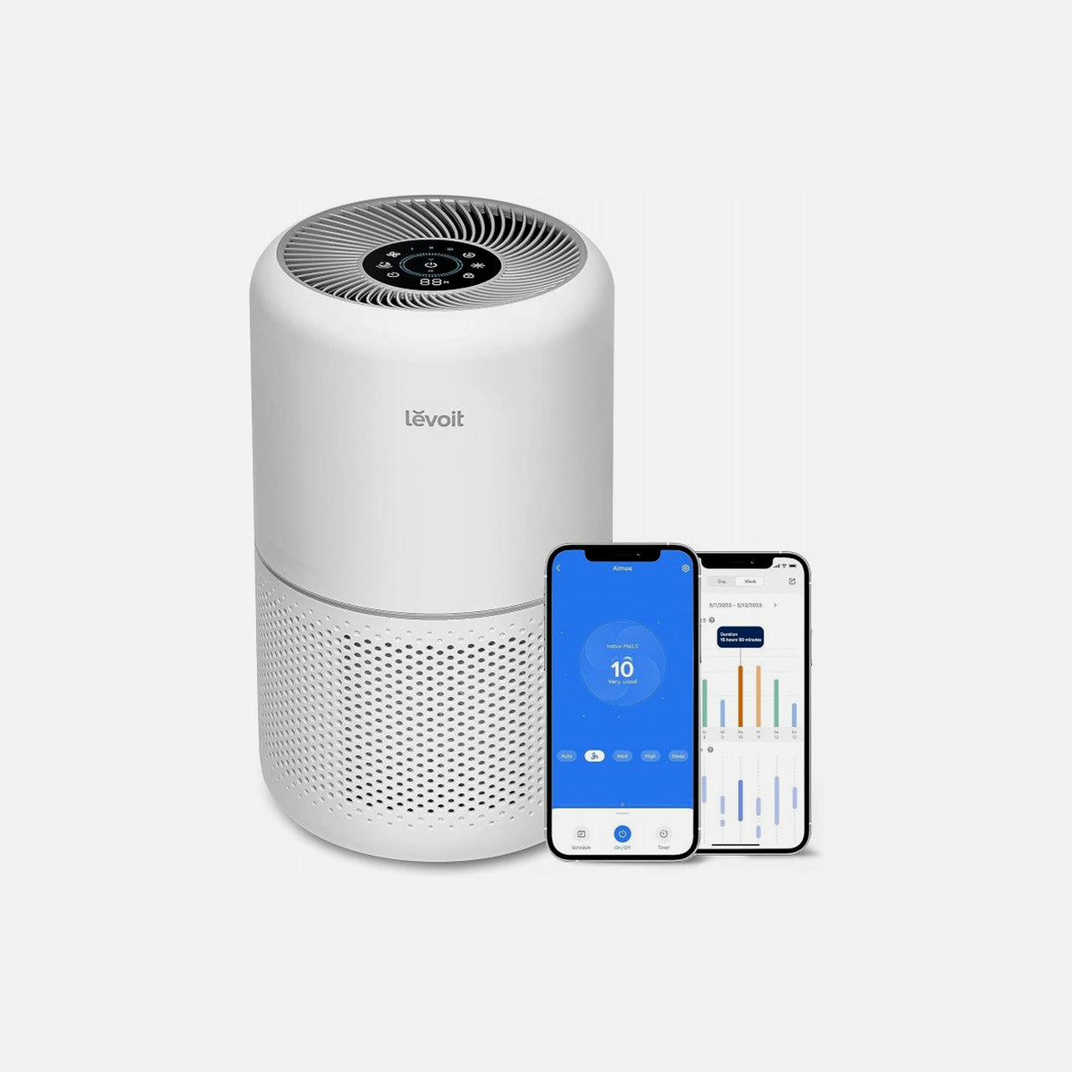 Levoit Core 300S Smart Air Purifier – HEPA, Air Quality Sensor, App & Alexa, up to 100m²