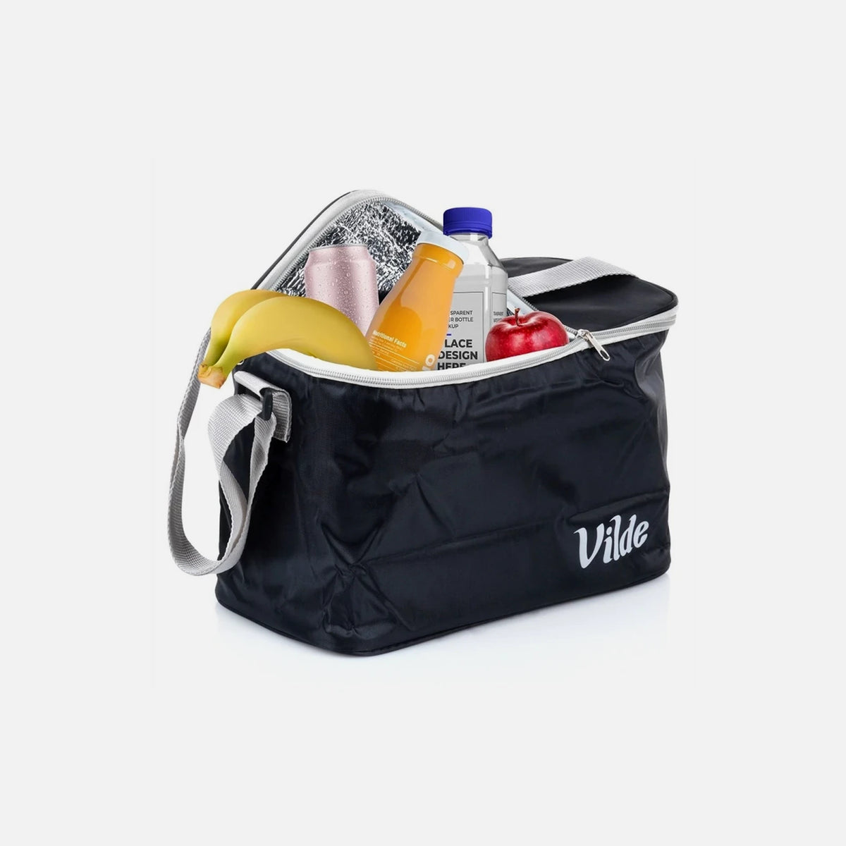 Vilde Cooler Bag 10L Insulated Shoulder Bag – Waterproof, 31×17.5×20cm, Black
