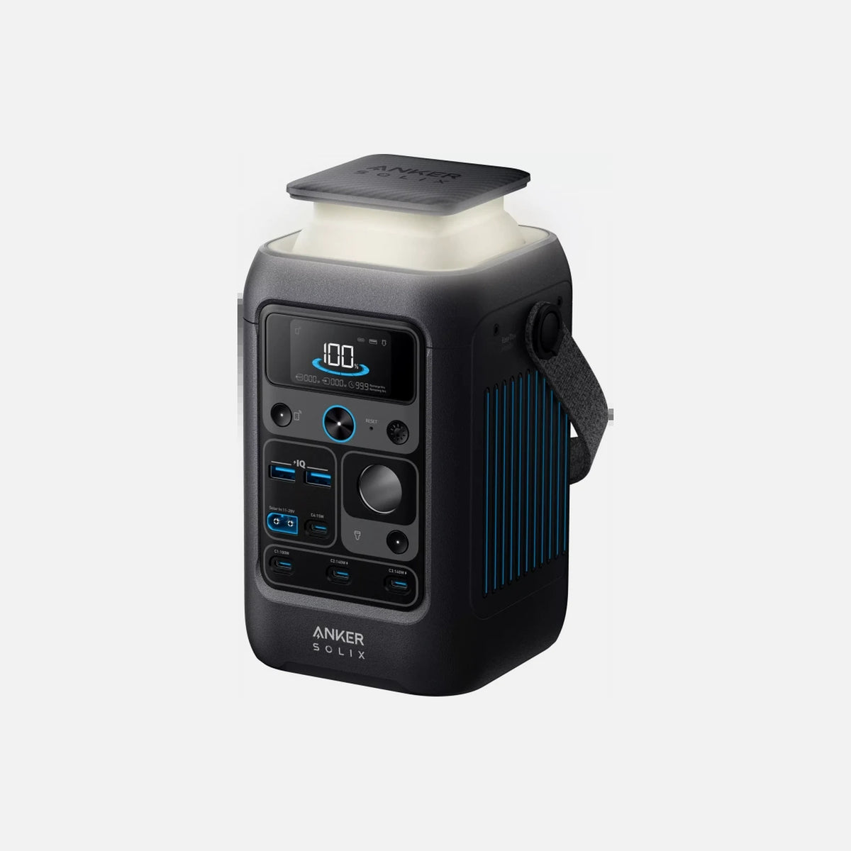 Anker Solix C300X DC Portable Power Station – 288Wh, 90000mAh, 300W, LiFePO4, 7 Ports