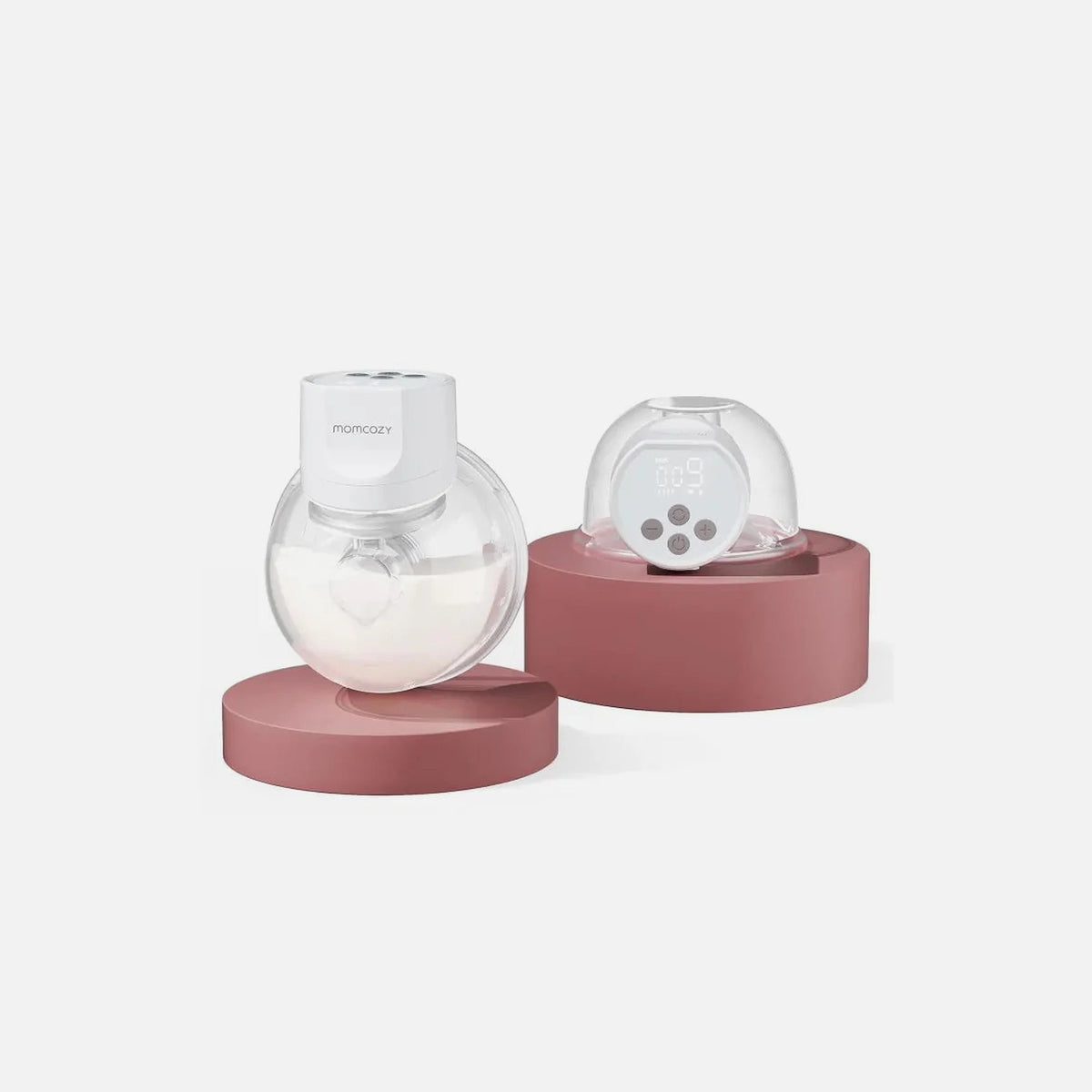 Momcozy S12 Pro Hands-Free Double Electric Breast Pump – 3 Modes, 9 Intensity Levels, Cozy White
