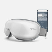 RENPHO Eyeris Smart Eye Massager – App Control, DIY Mode, 3 Heat Levels, Bluetooth Music, White