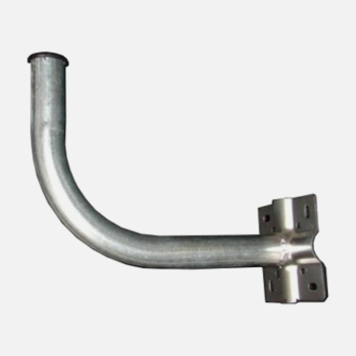 Angle Wall Base Ø33 Starlink Compatible – 25 cm Arm, Galvanized Steel