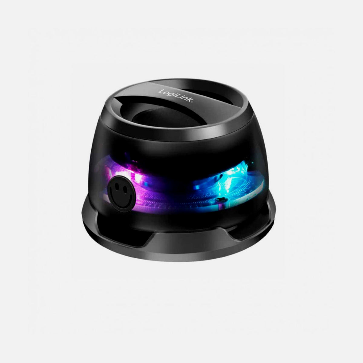 LogiLink ICASBL0073 Portable Bluetooth Speaker MagSafe V5.4 – 40 mm Driver, TWS, RGB, USB-C