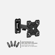 Unitronic UWM-1042/2 Articulating TV Wall Mount 10"–42" – 2-Joint Arm, ±60° Swivel, Tilt, 20 kg, VESA 200×200