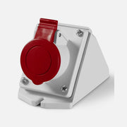 REDLED Industrial Surface-Mount Socket 5×16 A / 346-415 V / 6 h / IP44 – Three-Phase CEE, 3P+N+E