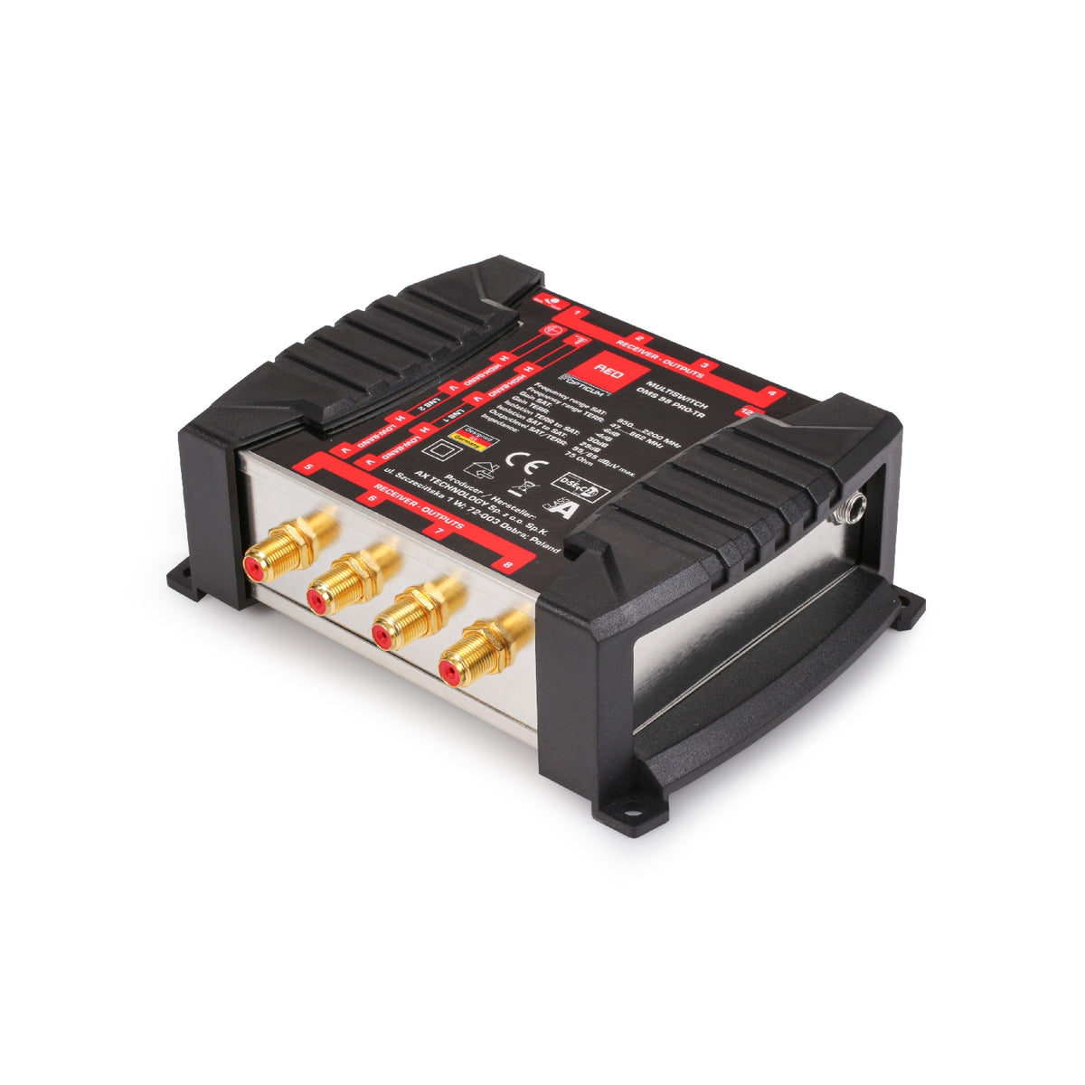 Opticum OMS 9/8 PRO-TR SMATV multiswitch 9 εισόδων 8 εξόδων — Satellite Distribution