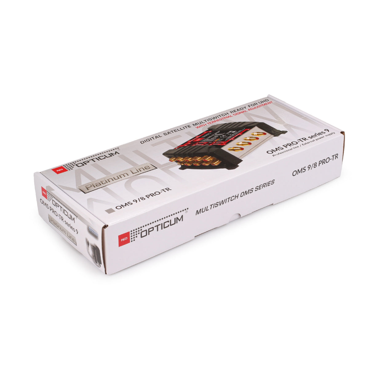 Opticum OMS 9/8 PRO-TR SMATV multiswitch 9 εισόδων 8 εξόδων — Satellite Distribution