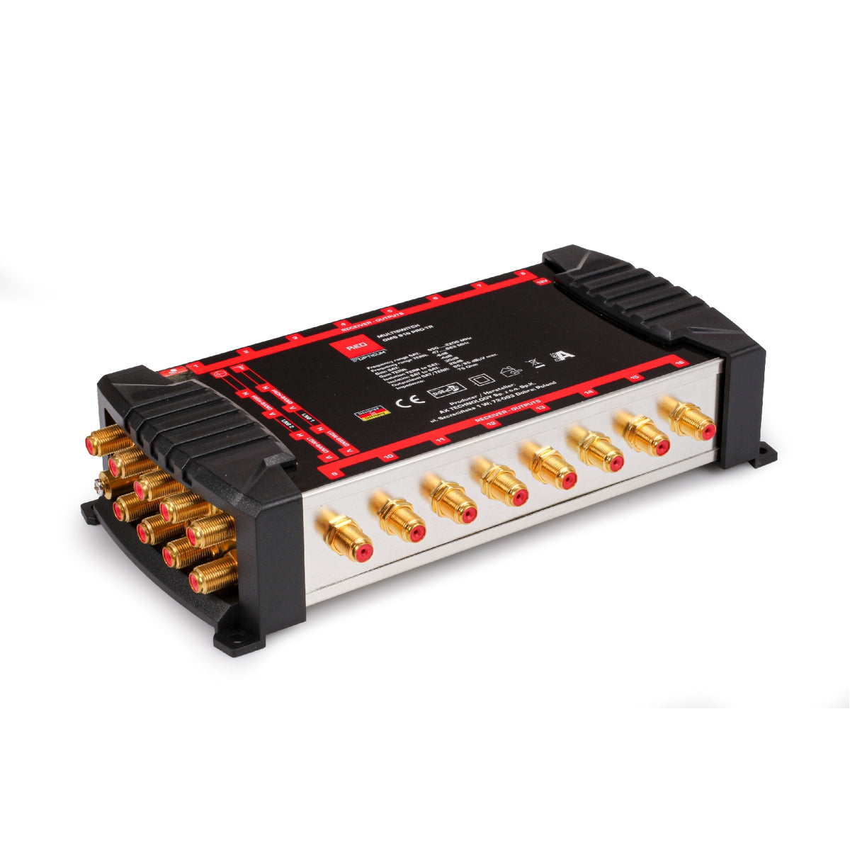 Opticum OMS 9/16 PRO-TR SMATV multiswitch 9 εισόδων 16 εξόδων — Satellite Distribution
