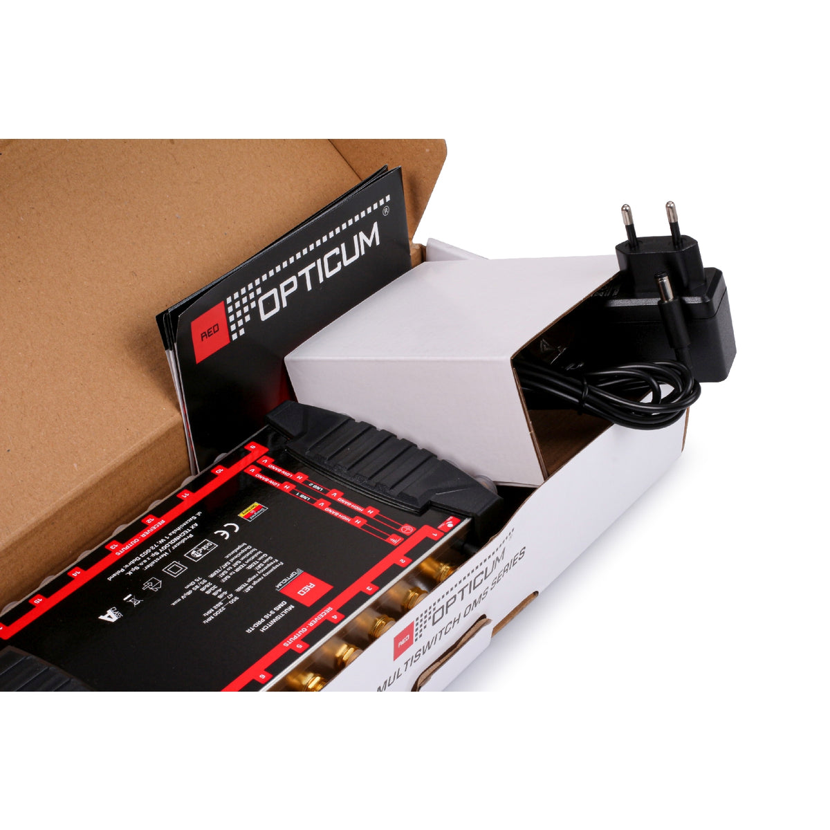 Opticum OMS 9/16 PRO-TR SMATV multiswitch 9 εισόδων 16 εξόδων — Satellite Distribution