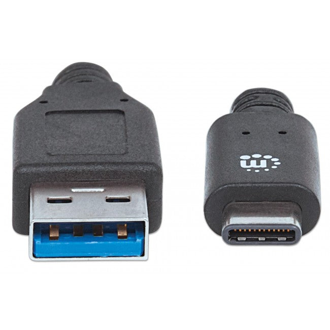 Manhattan ICOC MUSB312-CMAM10 USB 3.1 Gen2 A to C Cable 1 m – 10 Gbps, 3 A & SuperSpeed+ – view 3