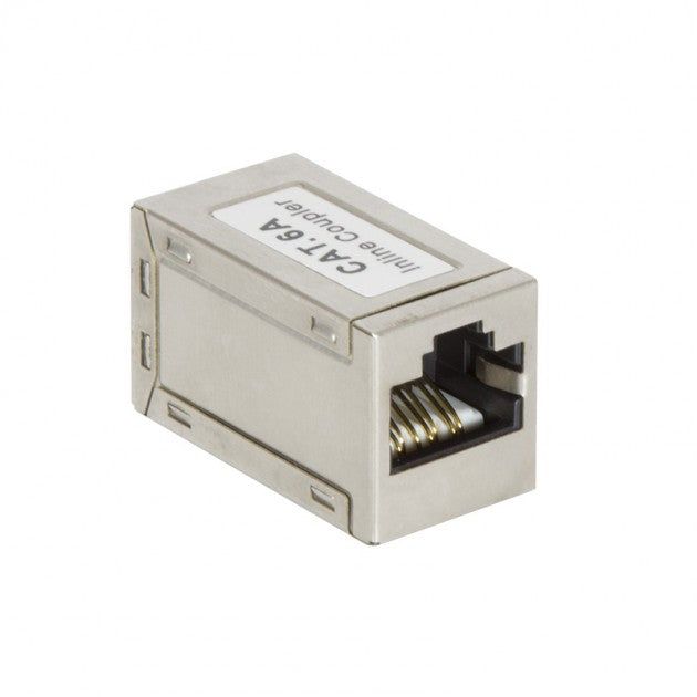 Techly IWP-MD F/F-C6AT Inline Coupler Cat.6A 10GE RJ45 STP Shielded - view 2