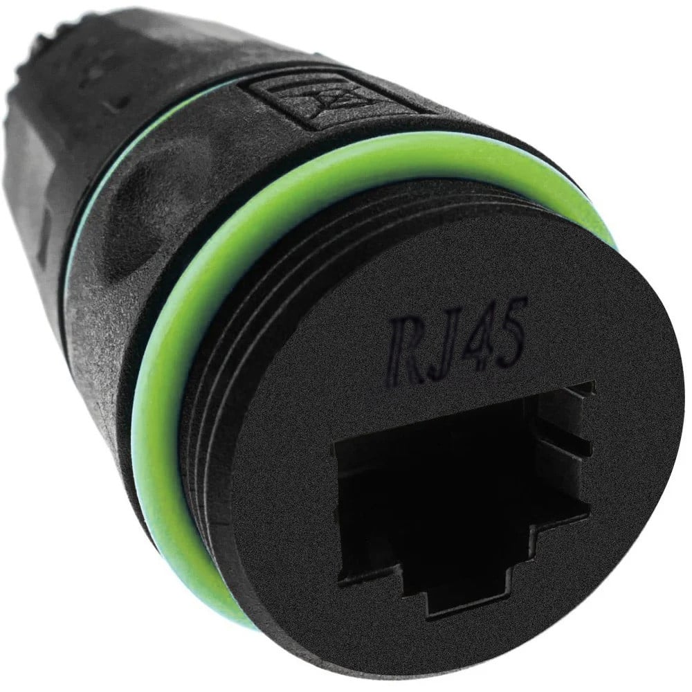 Techly IWP-MD C6-IP68T-SL Slim RJ45 Cat.6 Coupler F/F – IP68, PoE+, UV