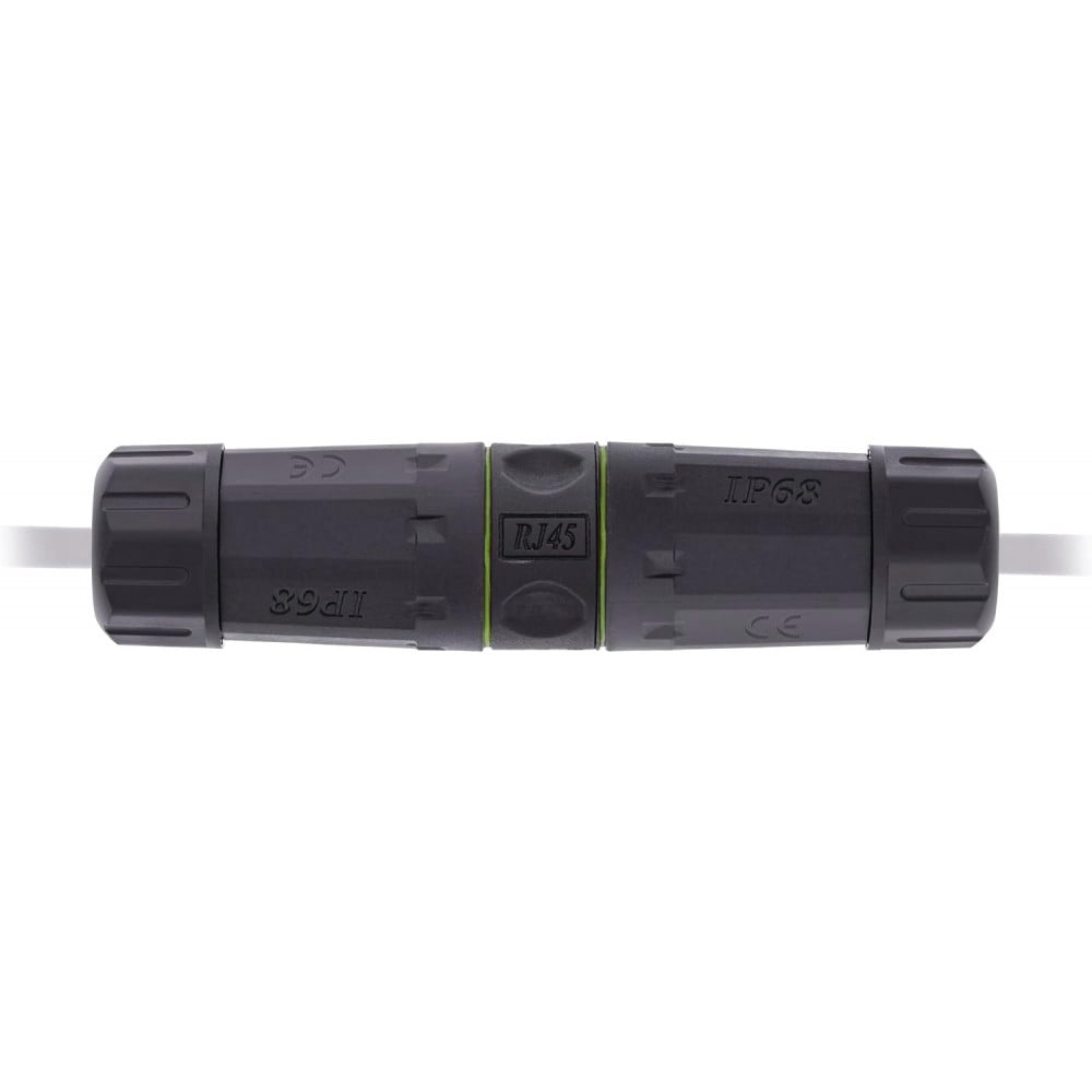 Techly IWP-MD C6-IP68T-SL Slim RJ45 Cat.6 Coupler F/F – IP68, PoE+, UV