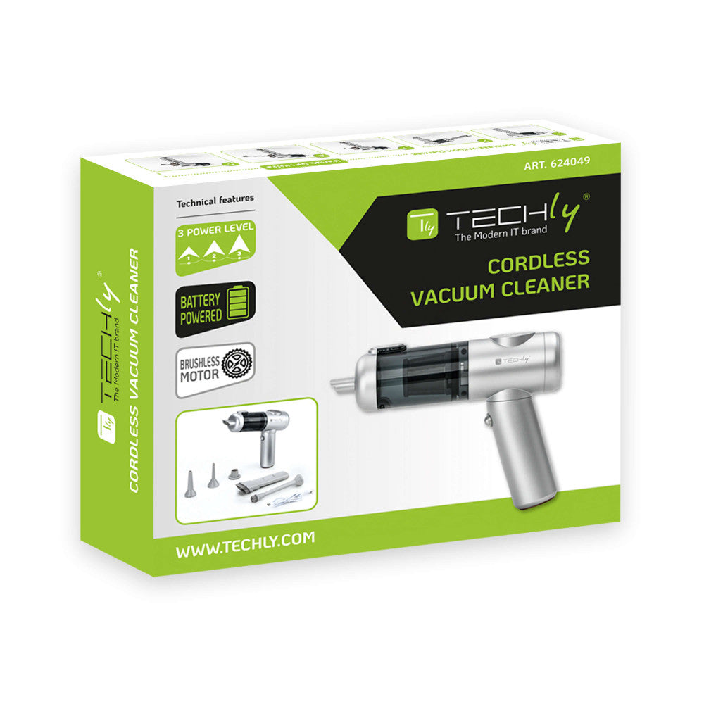 Techly I-TOOL-015 2-in-1 Cordless Vacuum & Blower — Techly