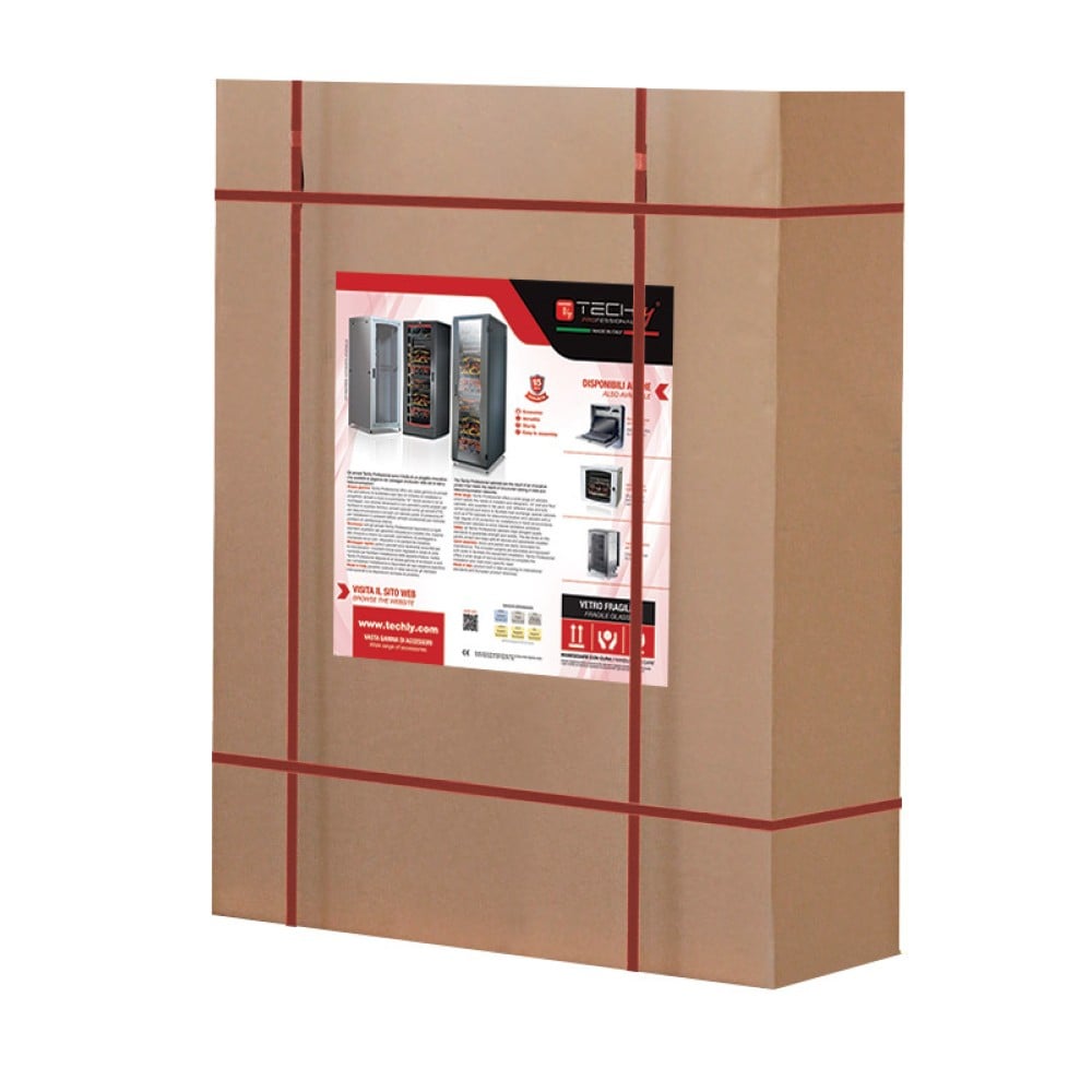 Techly I-CASE FP-4506BK Wall Rack 19" 6U 450mm Depth Black - view 2