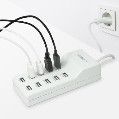 iSNATCH 59.1805.34 10-Port USB Charging Station – 50W, 2.4A per Port & Integrated Cable – view 2