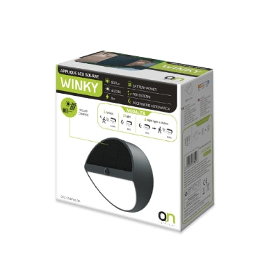 GBC Winky 23.8760.05 Solar LED Wall Light 5W – PIR 8m/120°, IP54 & 4000K Natural White – view 5