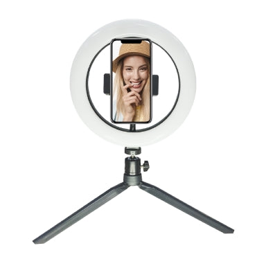 GBC 59.8810.00 USB LED Ring Light 200mm – 240lm, 3000–5000K & 3 Modes