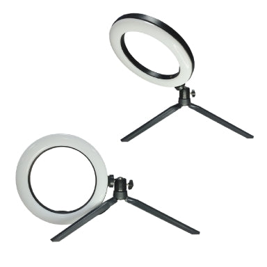 GBC 59.8810.00 USB LED Ring Light 200mm – 240lm, 3000–5000K & 3 Modes