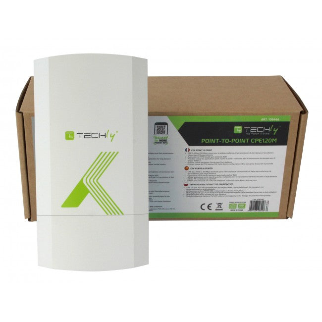 Techly I-WL-CPE120 Point-to-Point CPE 300Mbps 2.4GHz 8dBi - view 4