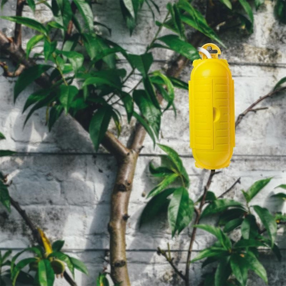 Waterproof Safety Box for Extension Cord IP44 Yellow – Wall-Mount & 21×9×7.5cm Capacity – view 4