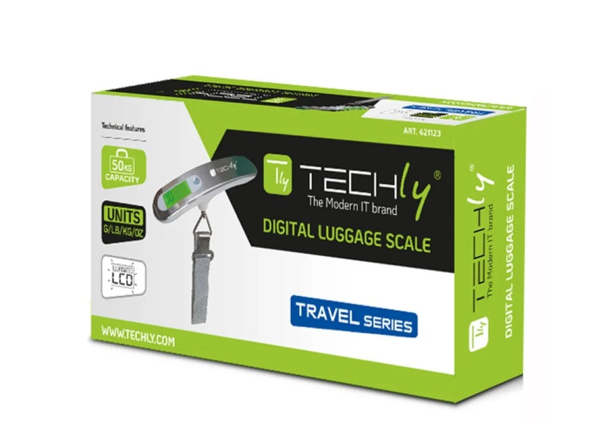 Techly I-HT WL04 Digital Luggage Scale 50kg with LCD Display - view 6
