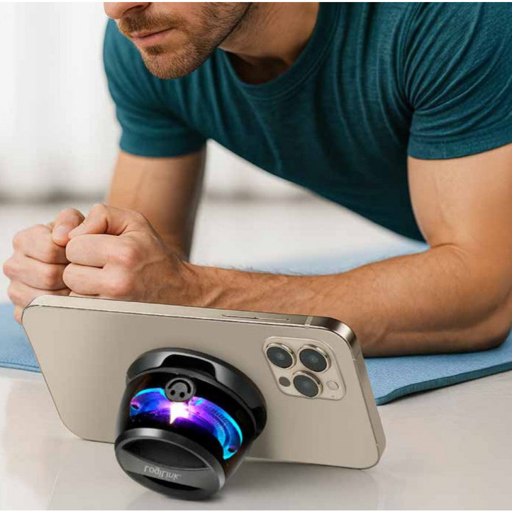 LogiLink ICASBL0073 Φορητό Bluetooth Ηχείο MagSafe V5.4 – Οδηγός 40 mm, TWS, RGB, USB-C
