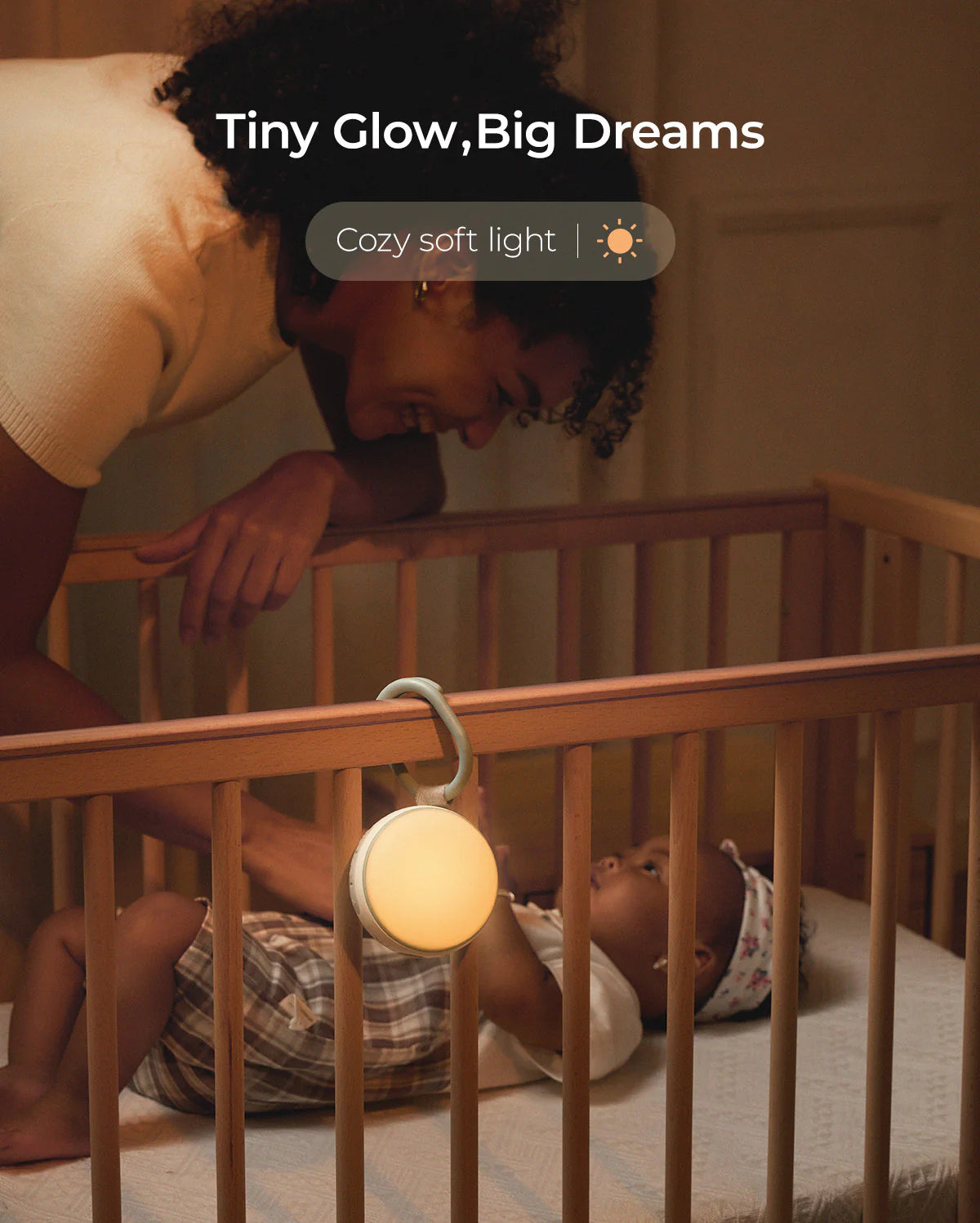 Momcozy Portable Baby Sound Machine – 20 Sounds, Night Light & Bluetooth Audio – view 5