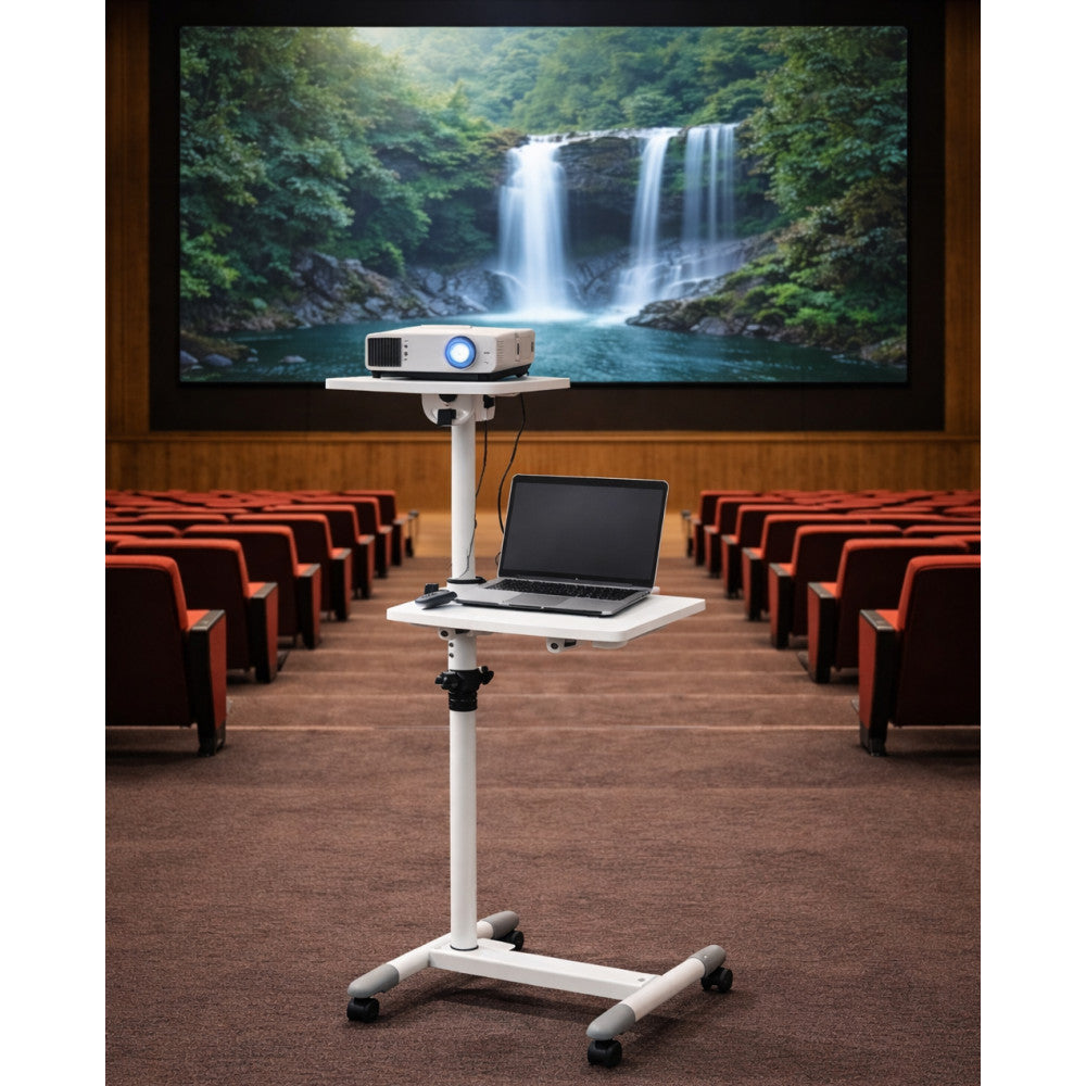 Techly ICA-TB TPM-6 Projector & Laptop Trolley – Height Adj. 850–1100mm, 10kg