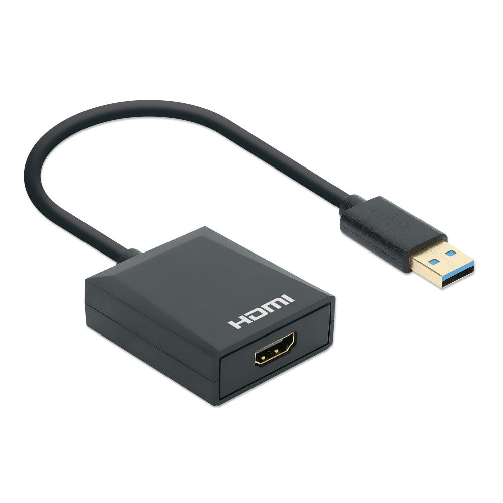 Manhattan IADAP USB3-HDMIM - Μετατροπέας USB 3.0 A σε HDMI Full HD 1080p