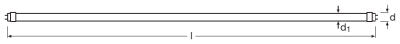 LEDVANCE OSRAM ST8MS-EM T8 LED Tube 7.3 W 600 mm – 4000 K, 1100 lm & Microwave Sensor – view 3