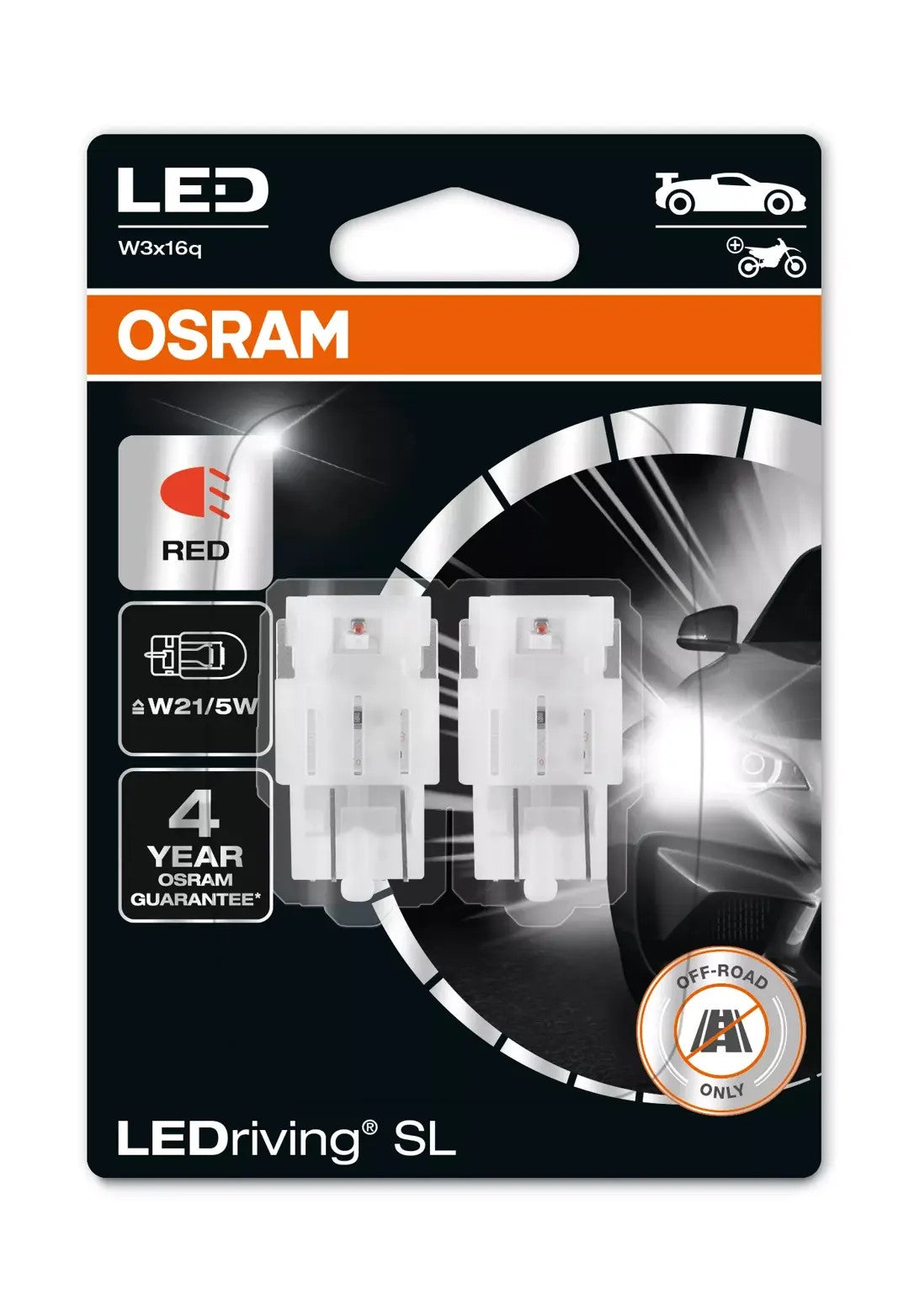 LEDVANCE OSRAM W21/5W LED Auto Indicator Bulb W21/5W — Detail
