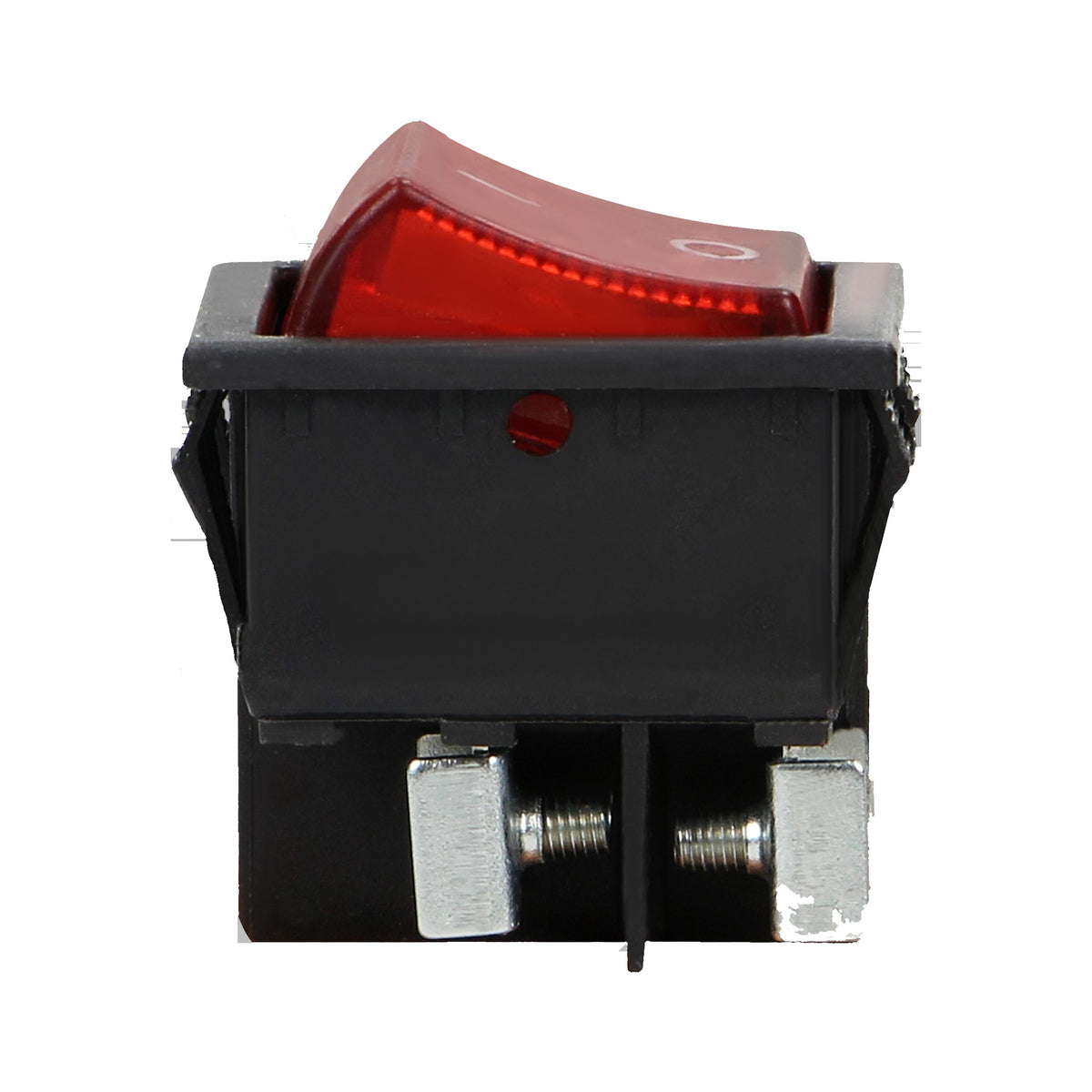 Orno Backlit Rocker Switch ON/OFF 16A 230V – Panel Mount, Two-Position Indication & Black – view 2