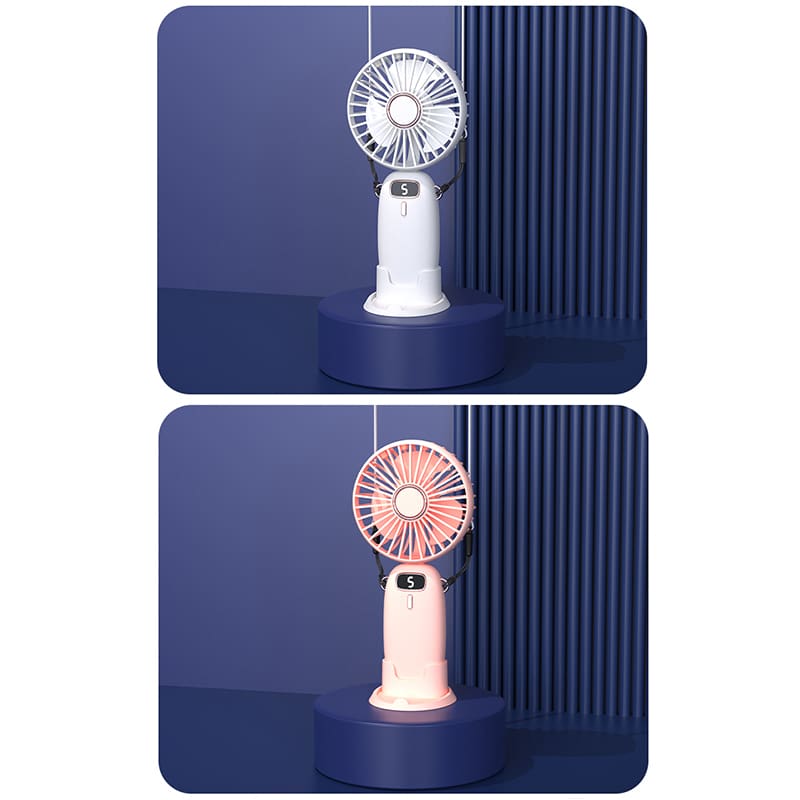 RP Cindy Rechargeable Personal Fan 5W White – 2200mAh, 5 Speeds & Hanging Strap – view 5