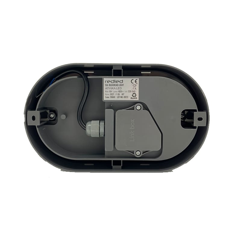RP SIA LED Wall-Ceiling Lamp 15W 3CCT IP65 – 1635 lm, Anthracite ABS & Indoor/Outdoor – view 4