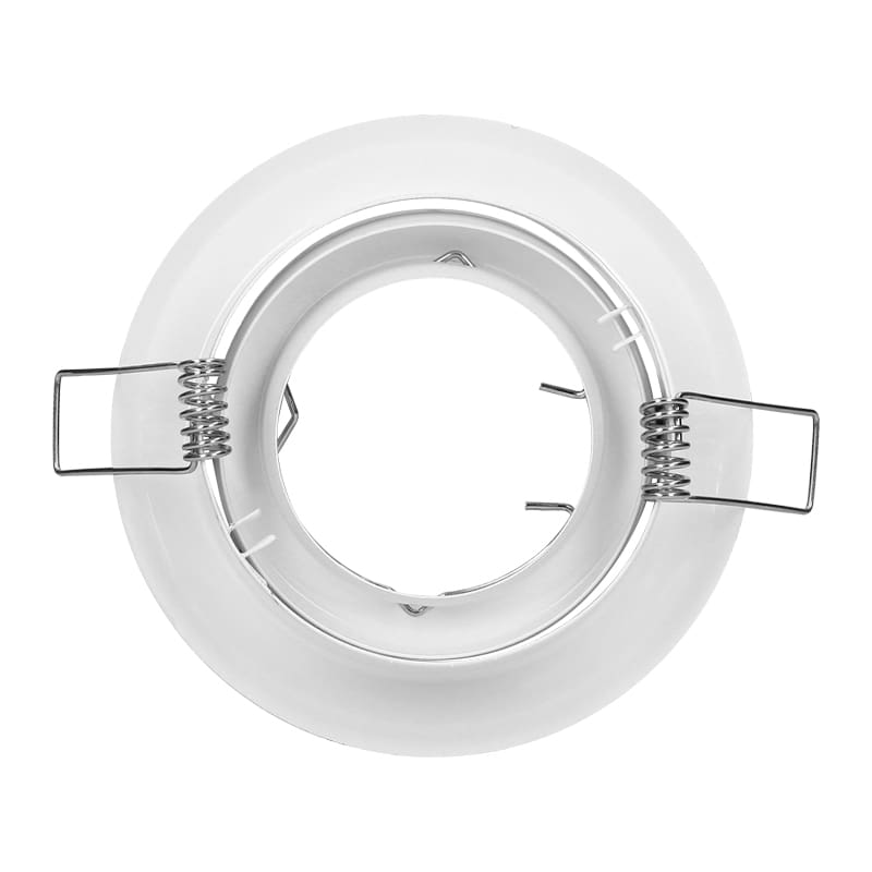 Orno 6176 Recessed Spotlight Frame GU10 – Round, Adjustable, White Steel & IP20 – view 4