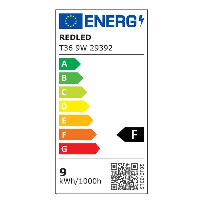 RP Λάμπα Led T36 - 9W/3000K/Ε27/230V/Θερμό