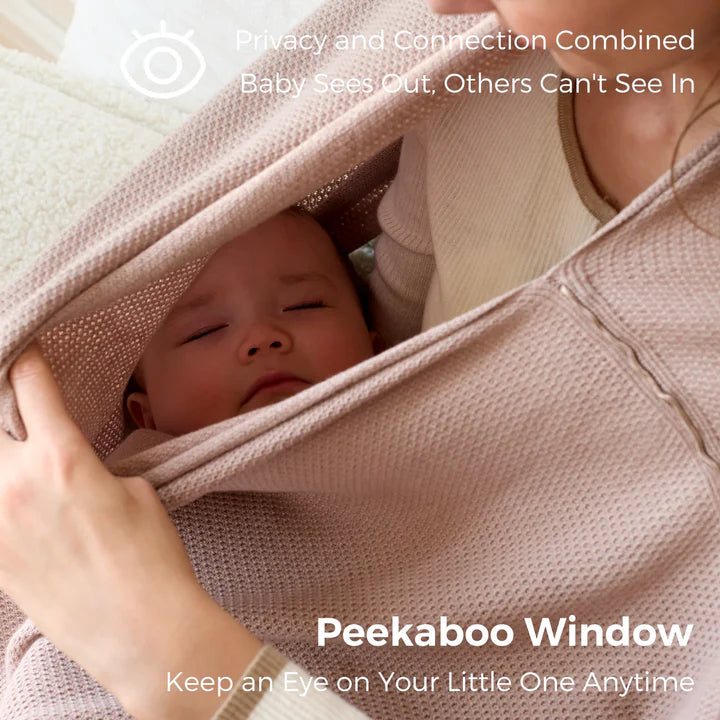 Momcozy Nursing Cover – Soft Breathable Multi-Use Privacy Poncho