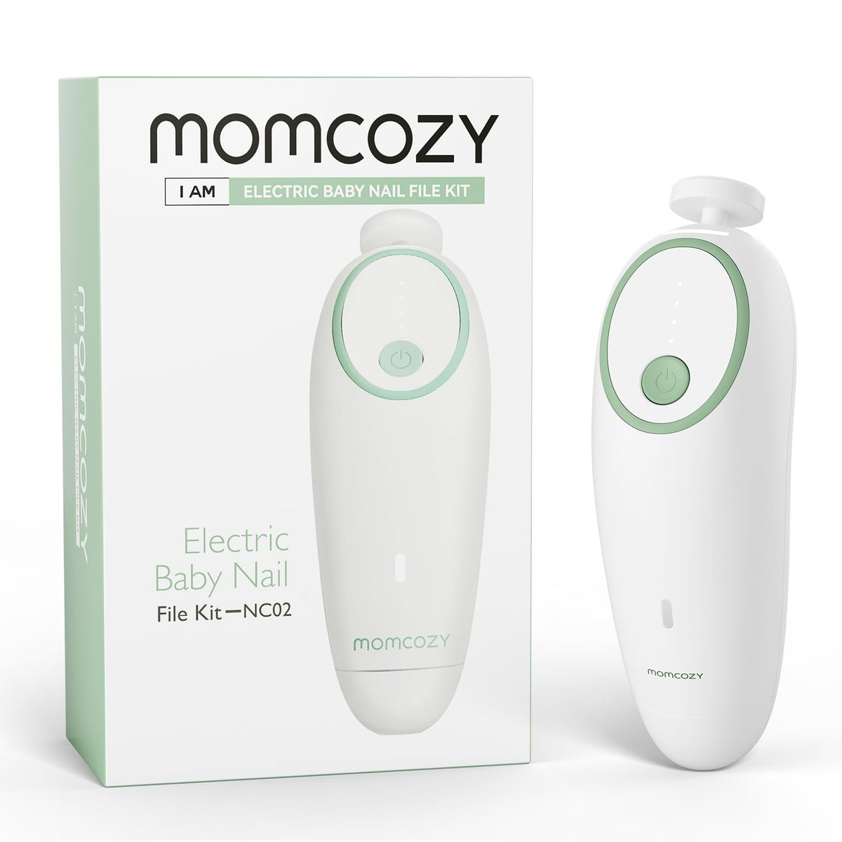 Momcozy Electric Baby Nail File – USB-C Rechargeable, 4 Speeds & LED Illumination – view 2