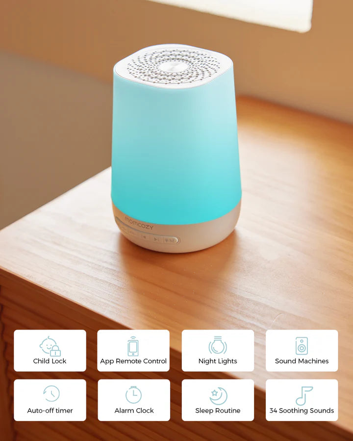 Momcozy Smart Baby Sound Machine – 34 Sounds, RGB Night Light & App Control – view 5