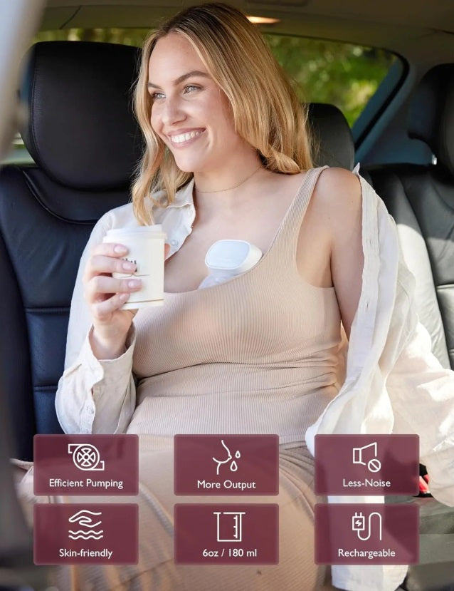 Momcozy S9 Pro BP274-GR71BA-A – Hands-Free Electric Double Breast Pump, 2 Modes, 9 Levels, Gray